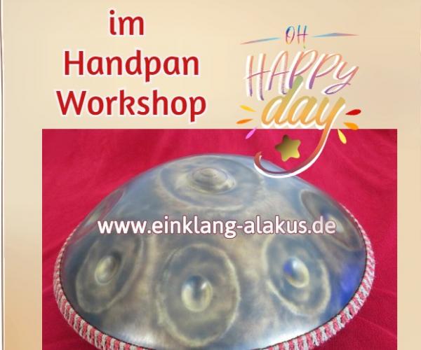 Handpan lernen im Handpan Workshop Handpan lernen im Handpan Workshop Einklang-Alakus Ute Kilian Frank Willi Schmidt Lampertheim soulshine