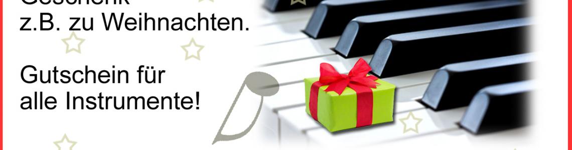 Musik Gutschein zum Verschenken Musik Gutschein zum Verschenken