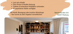 Kursraum Musikerunterricht Workshops mieten Marburg Kursraum Musikerunterricht Workshops mieten Marburg