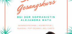 Sommer Gesangskurs Flyer
