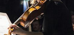 Performing a solo piece by the Mexican composer Julio Estrada