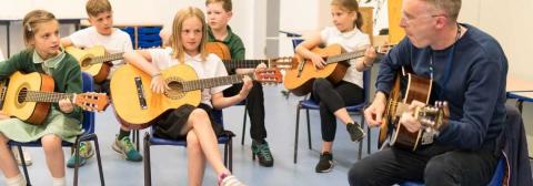 Gitarrenunterricht in Düsseldorf Keyvisual