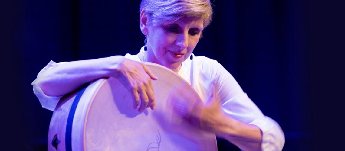 Marliese Glück, Frame Drumming Artist & Rhythm Coach Marliese Glück, Rahmentrommel