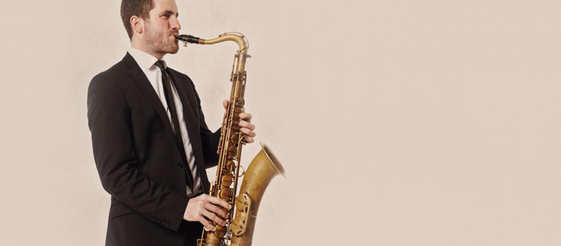 Jazzband mit Saxophon