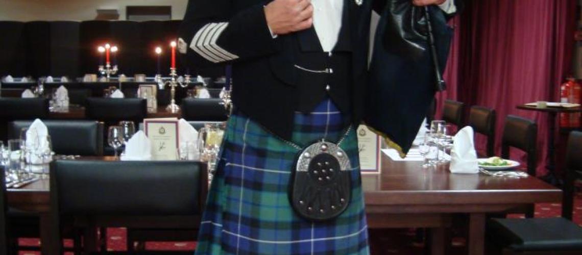 Pipe Major Ronnie Bromhead