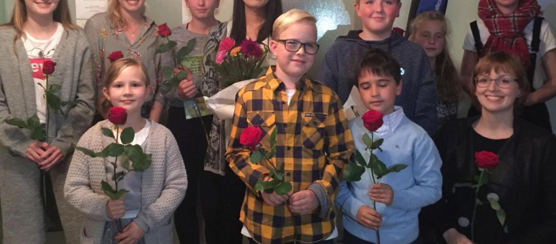 Musikschüler nach Klassenvorspiel