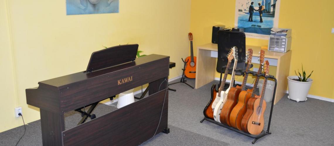 Unterrichtsraum Klavier, Gitarre, Gesang
