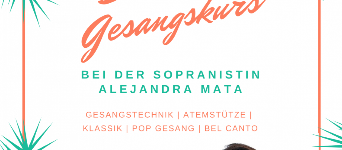 Sommer Gesangskurs Flyer