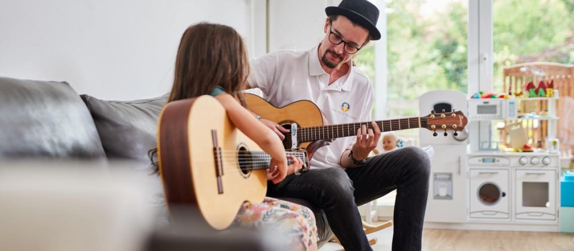 Gitarrenunterricht bei Ihnen zuhause
