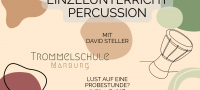 Einzelunterricht Percussion Trommeln Marburg